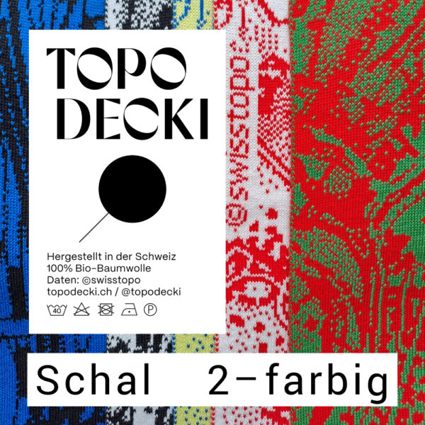 Designer Toposchal 2-farbig