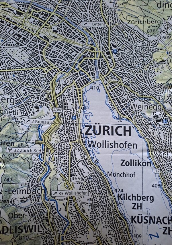Topodecki Stadt Zürich 4-farbig – Bild 2