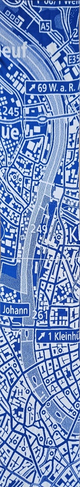 Toposchal Basel blau/weiss – Bild 2