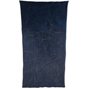 Handtuch Schweiz quer d.blau/anthr.